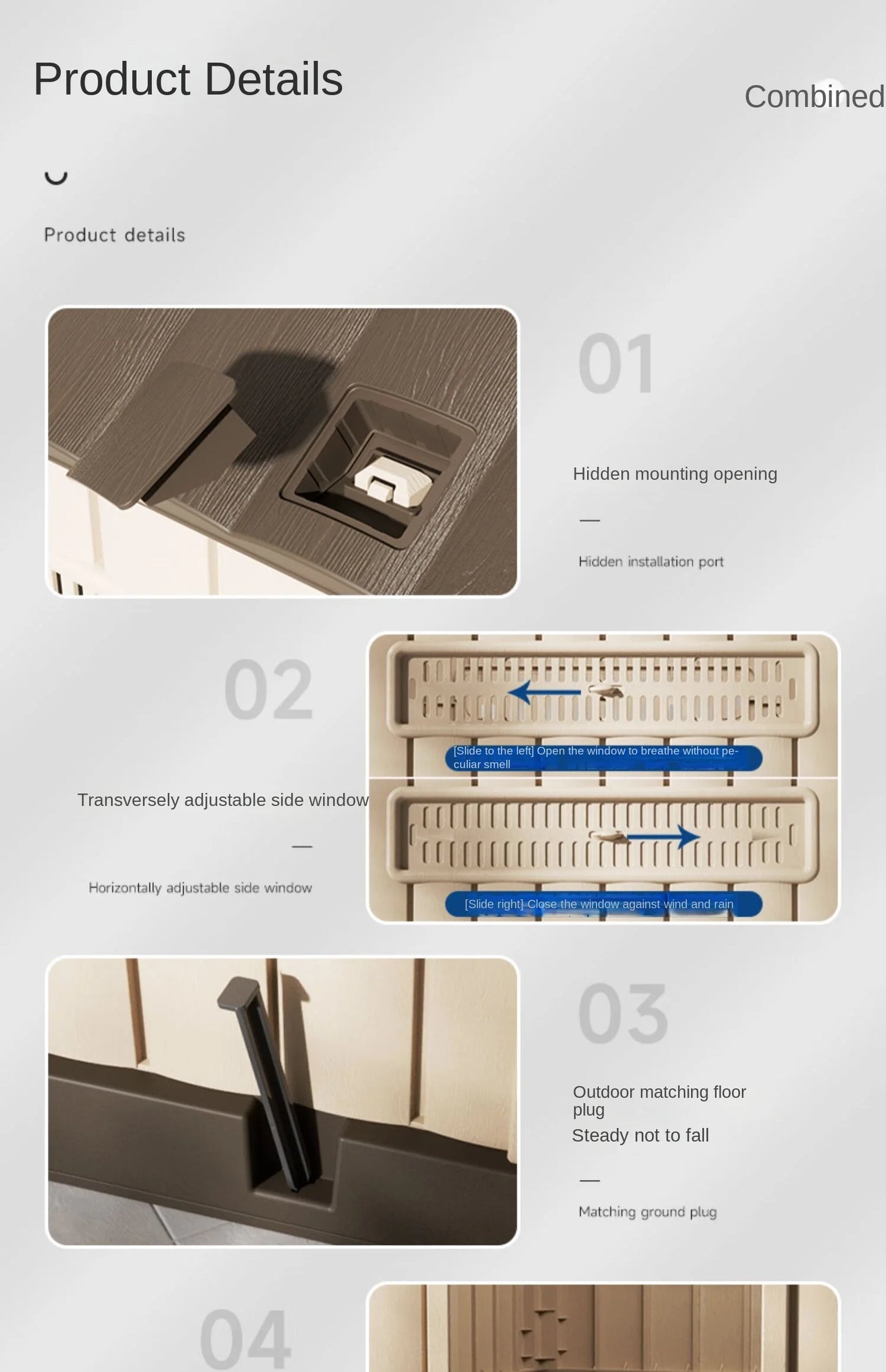 NONECN Outdoor All Season Dog House For Large Dogs