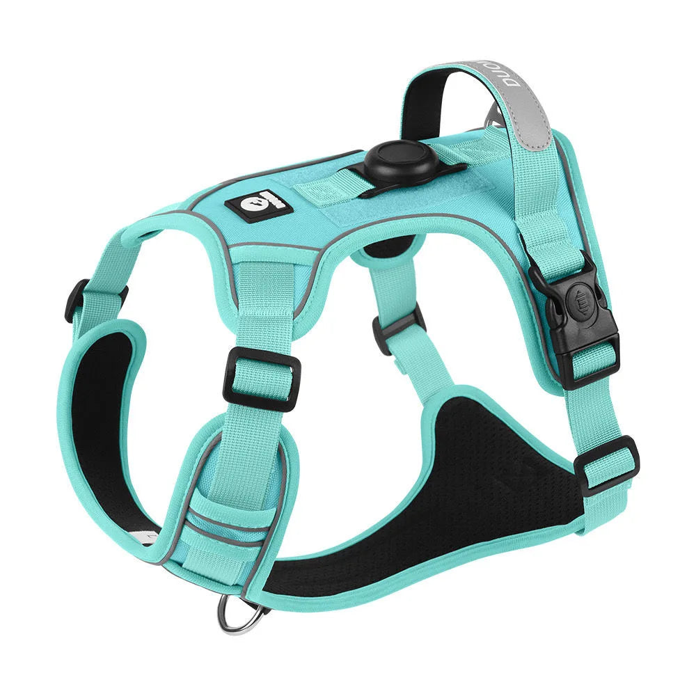 XMSJCN Dog Harness With AirTag Holder And Leash Set