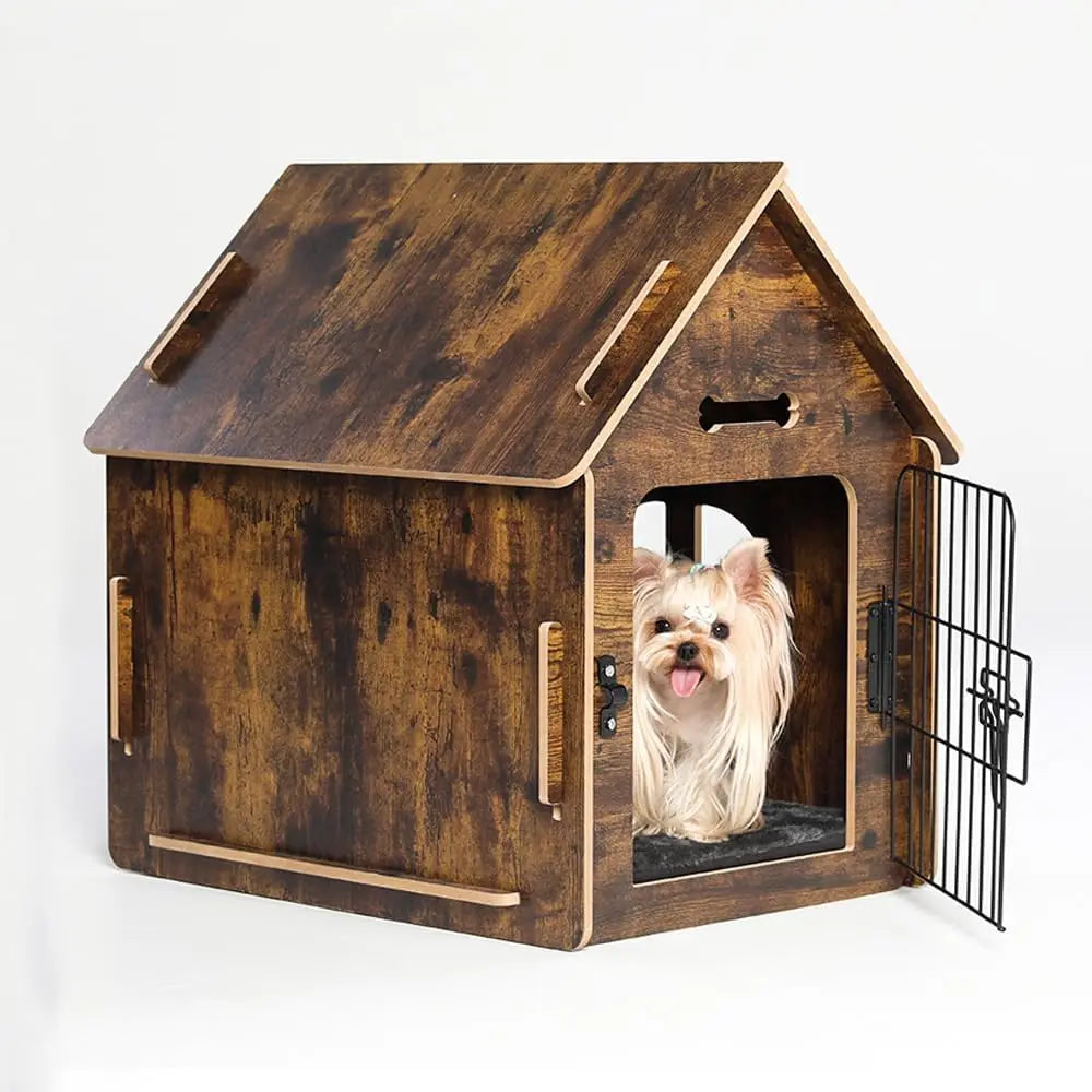 Dog House Indoor For Small Dogs And Cats Cozy Wooden