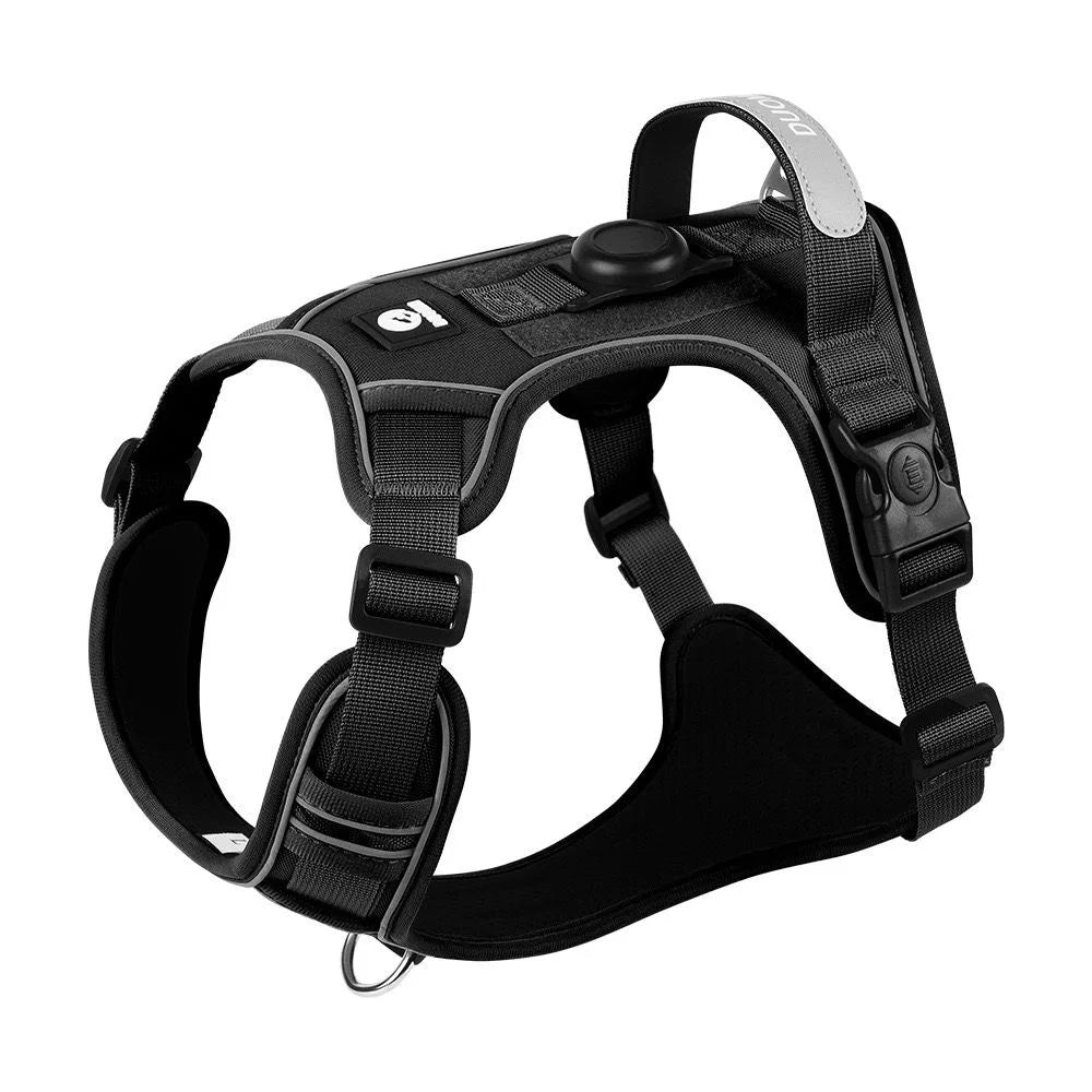 XMSJCN Dog Harness With AirTag Holder And Leash Set