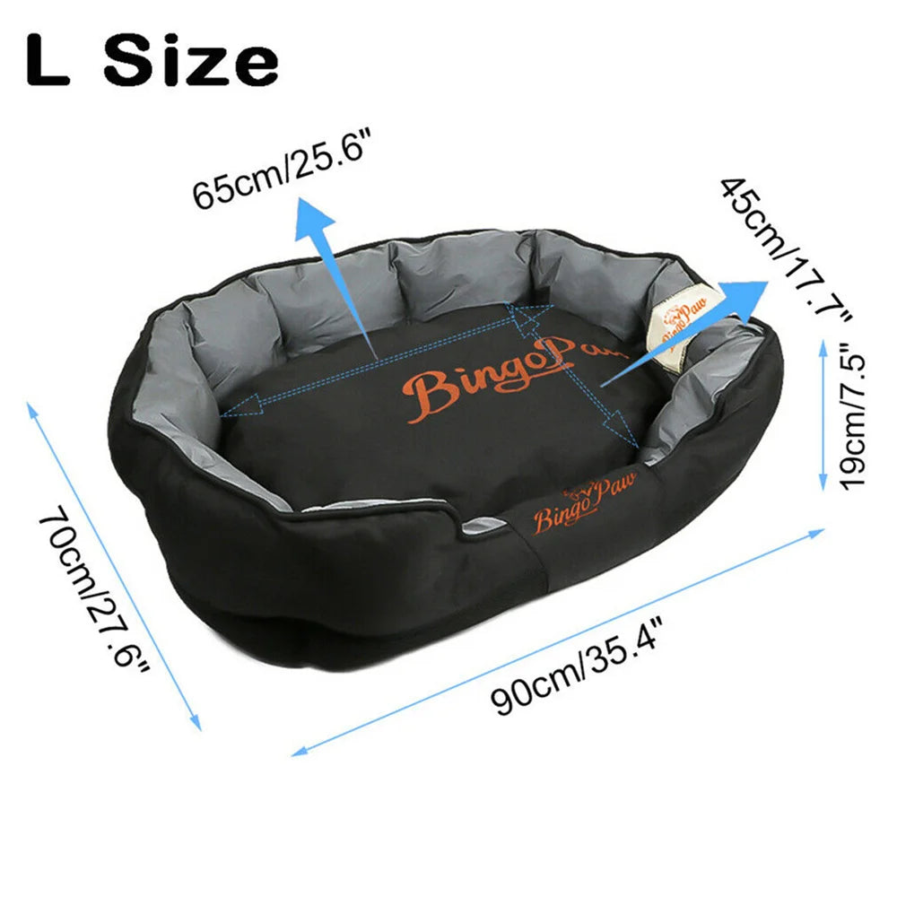 BORWARTCN Waterproof Orthopedic Dog Bed With Removable Cover