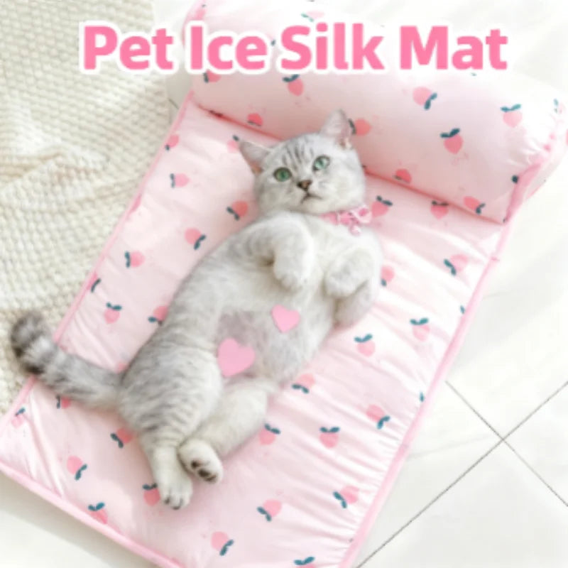 Cooling Dog Mat Breathable Pet Bed For Dogs And Cats