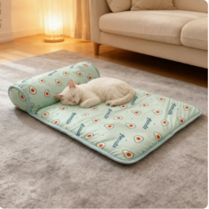 Cooling Dog Mat Breathable Pet Bed For Dogs And Cats