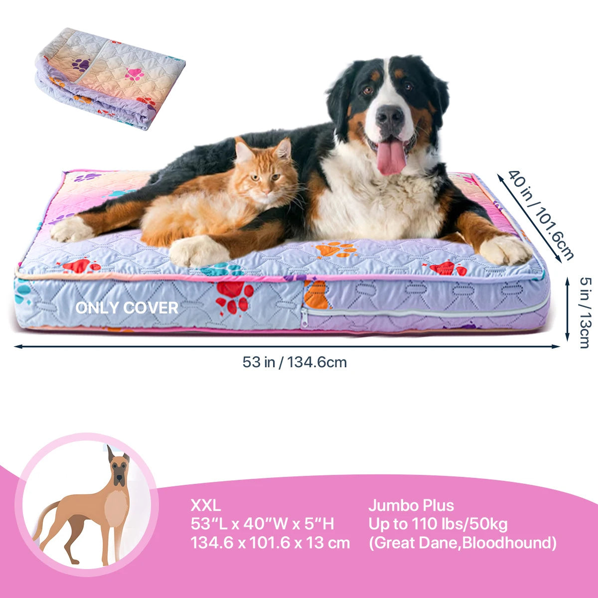 Zhejiang Choice Orthopedic Dog Bed Cover Washable Mat Waterproof
