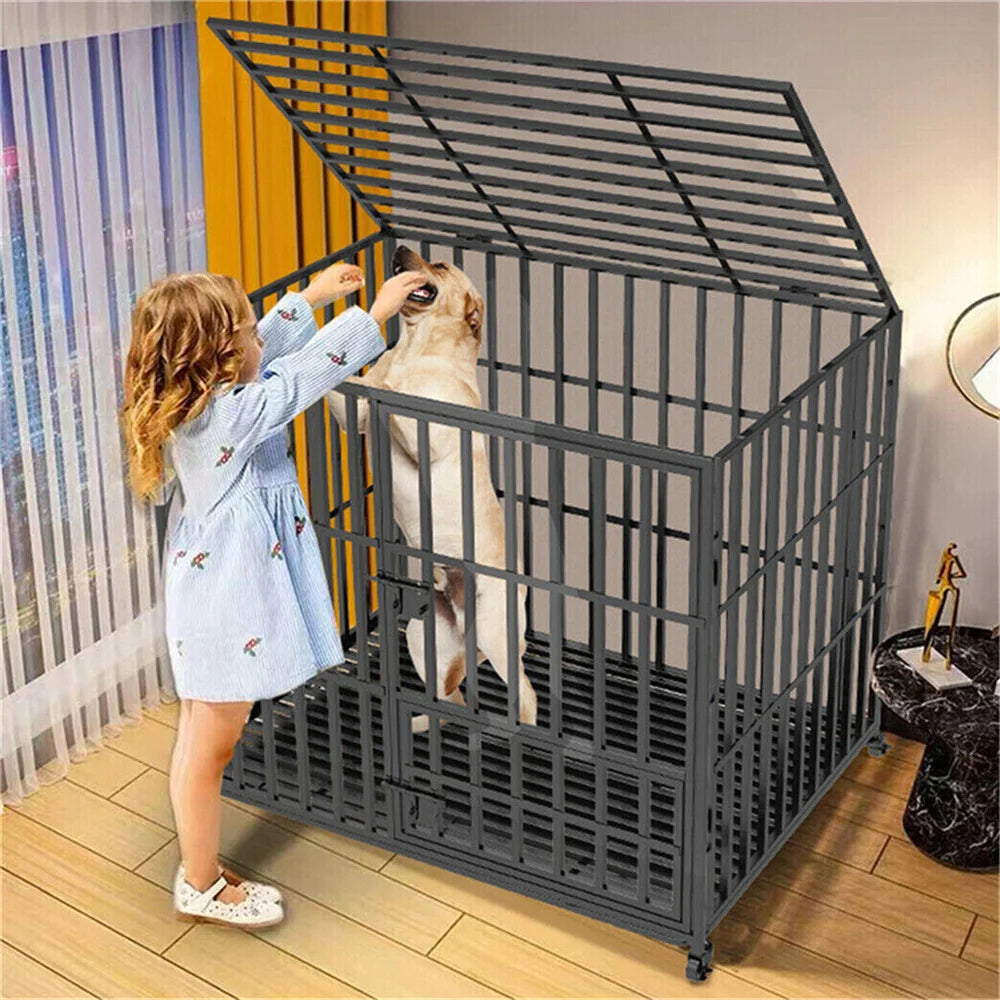 BORWARTH Heavy Duty Dog Crate Tear Resistant Kennel