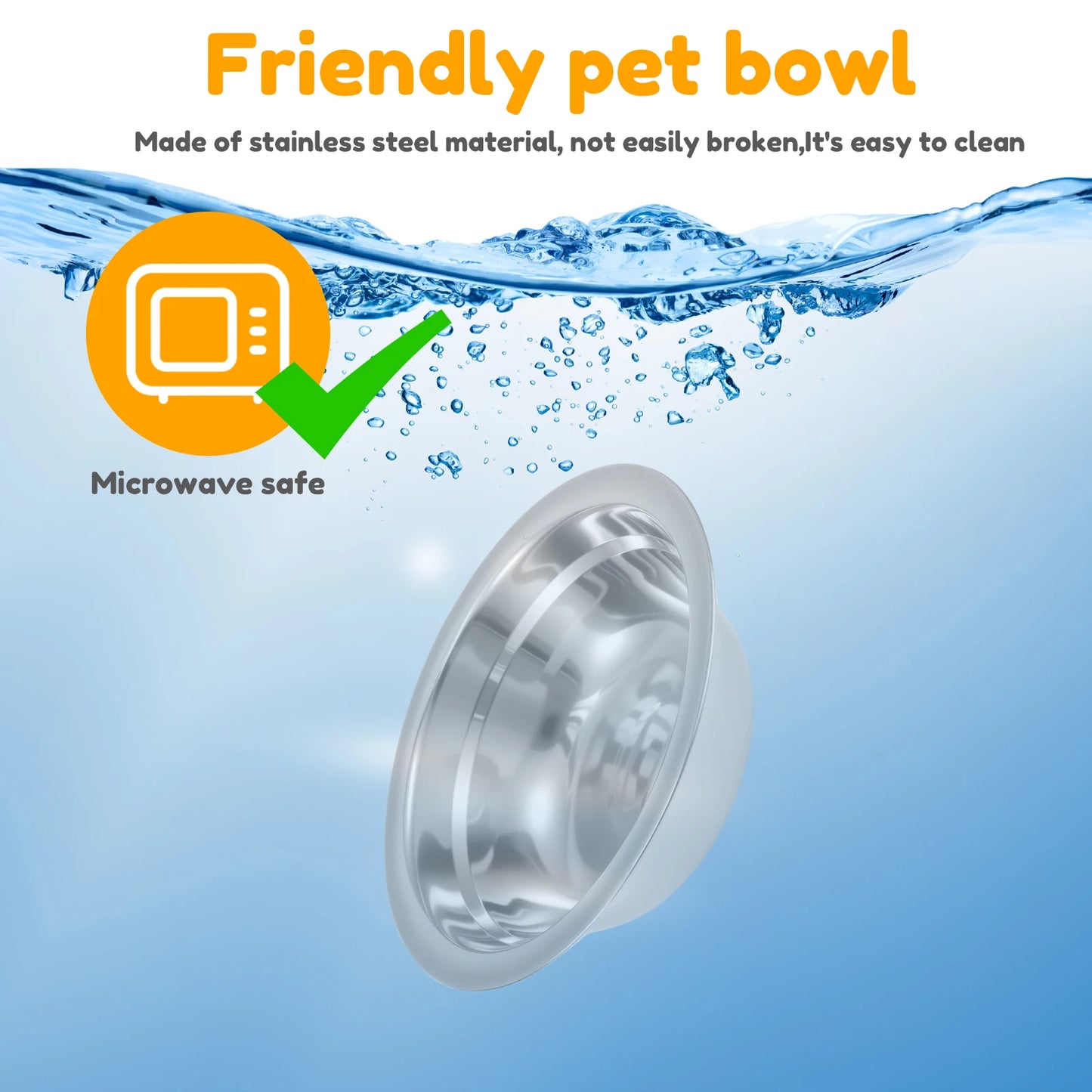 Choice Elevated Cat Bowl Stand Tilted Wood With Bowls