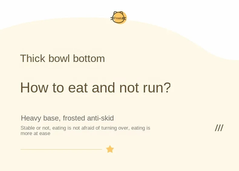 Ceramic Pet Slow Feeder Bowl For Cats And Small Dogs