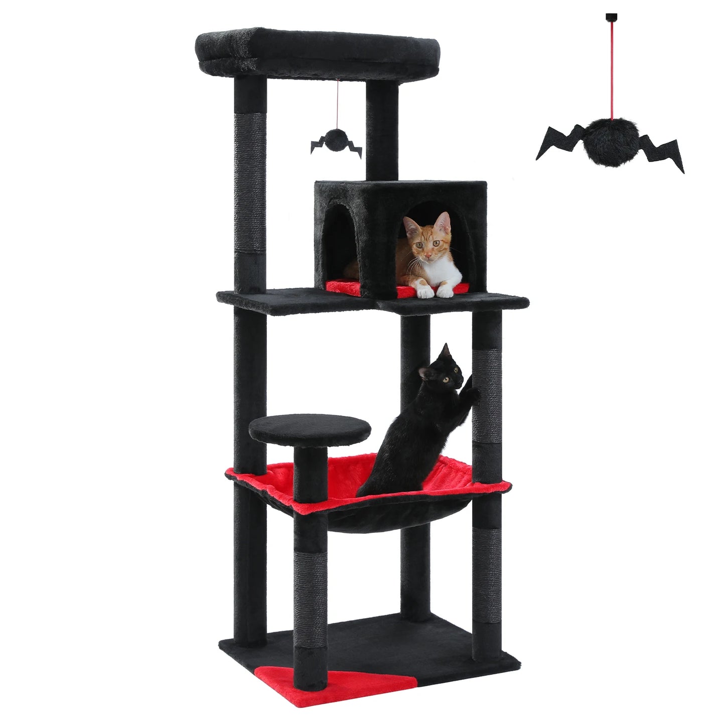 PAWZ Road Gothic Cat Tree Indoor Tall Tower With Hammock