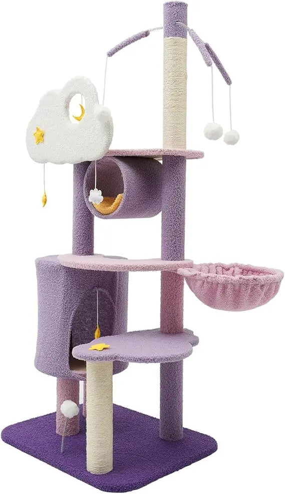 Breed Multi Level Cat Climbing Frame With Condo And Posts