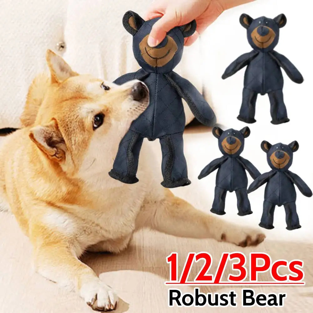 Hign Concerned Mighty Bear Plush Interactive Dog Toy