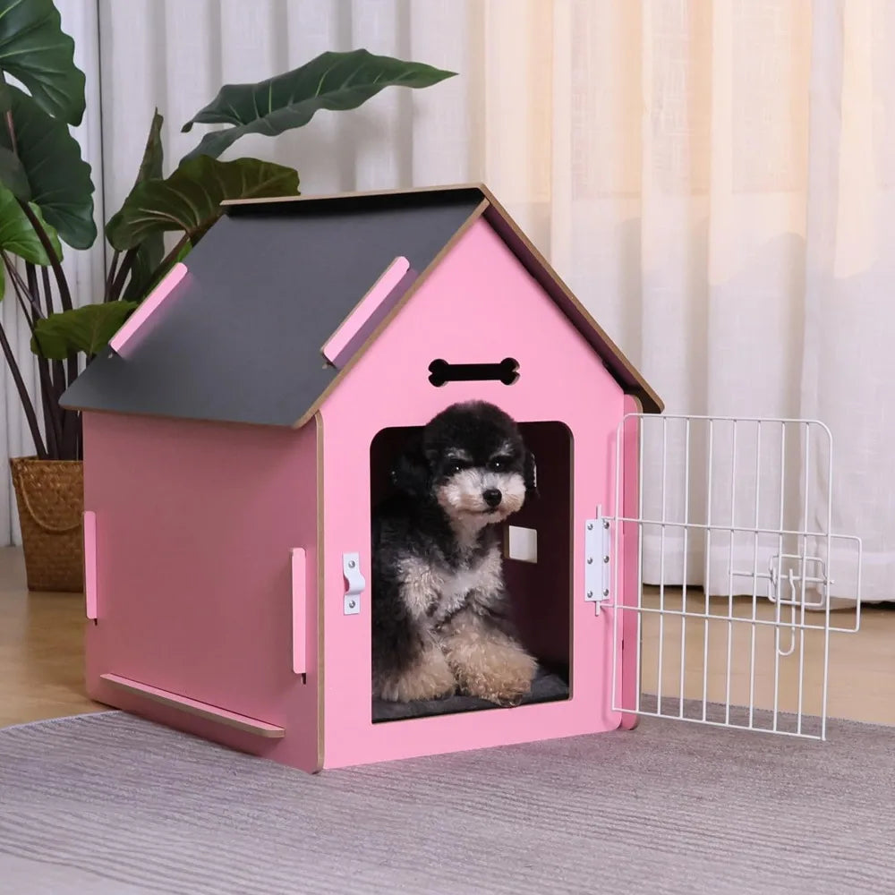 Dog House Indoor For Small Dogs And Cats Cozy Wooden