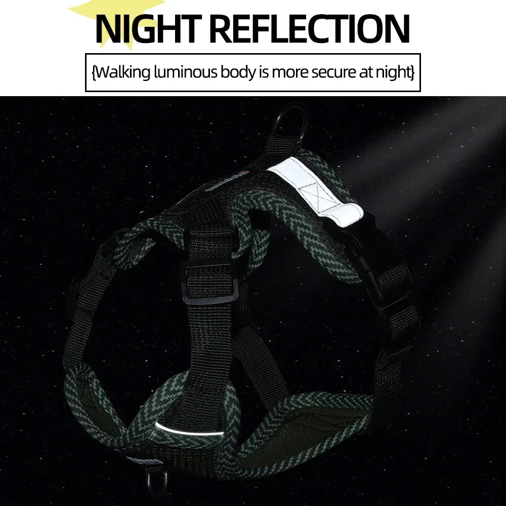 Dopamine Dog Chest Strap Reflective Harness for Pets
