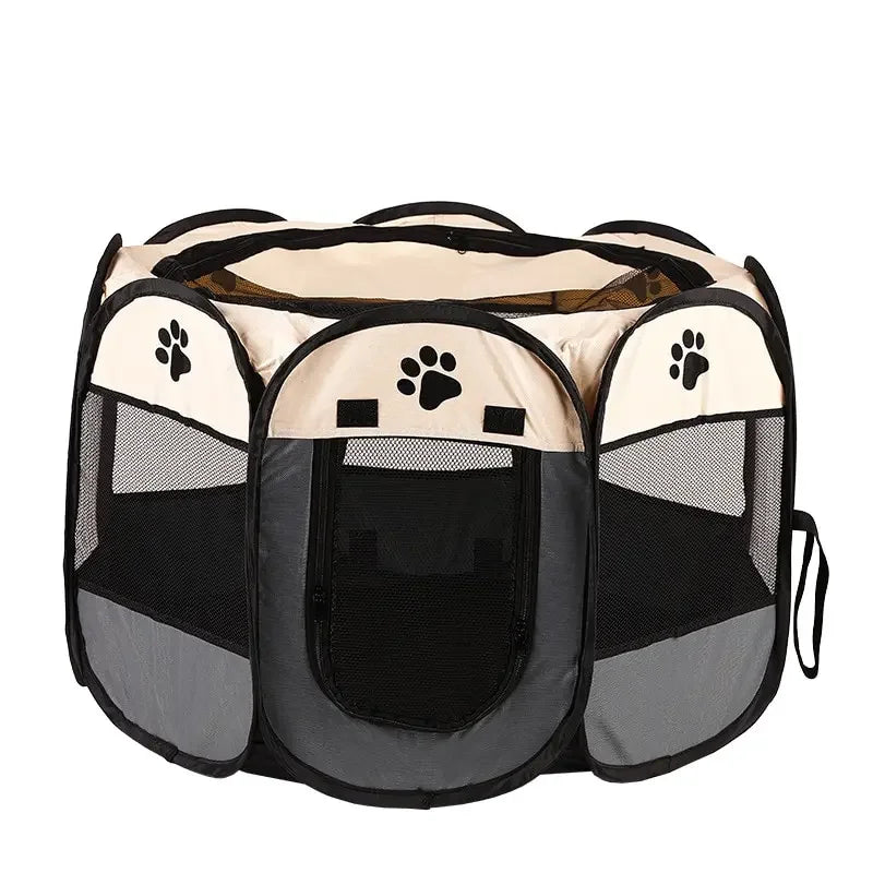 Portable Foldable Outdoor Pet Tent Kennel Octagonal Fence For Dogs And Cats