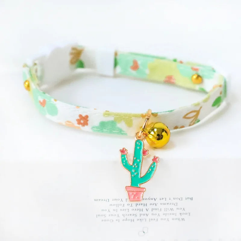 Feature Adjustable Cat Collar With Bell Engraved ID Tag