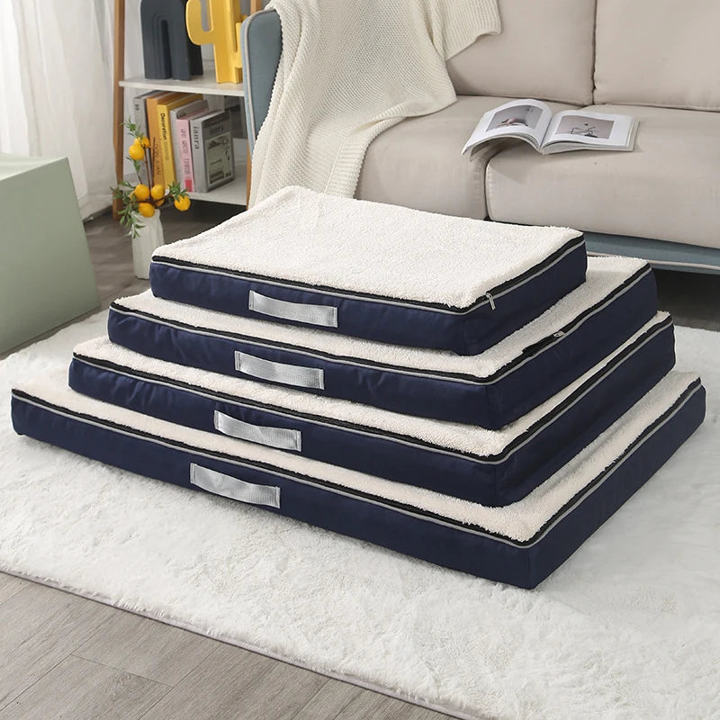 Benepaw Memory Foam Dog Bed Waterproof Washable Removable Cover