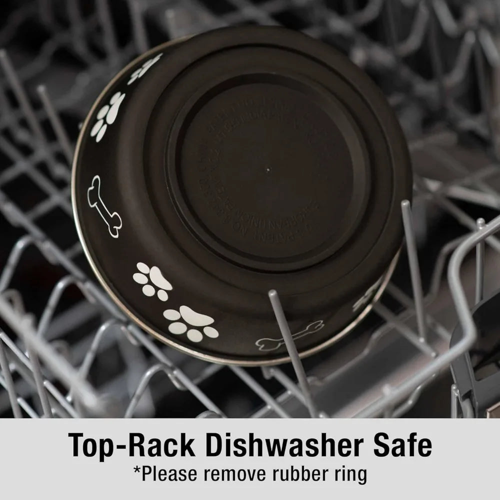 Bella Stainless Steel Dog And Cat Bowls Spill Proof Bowl