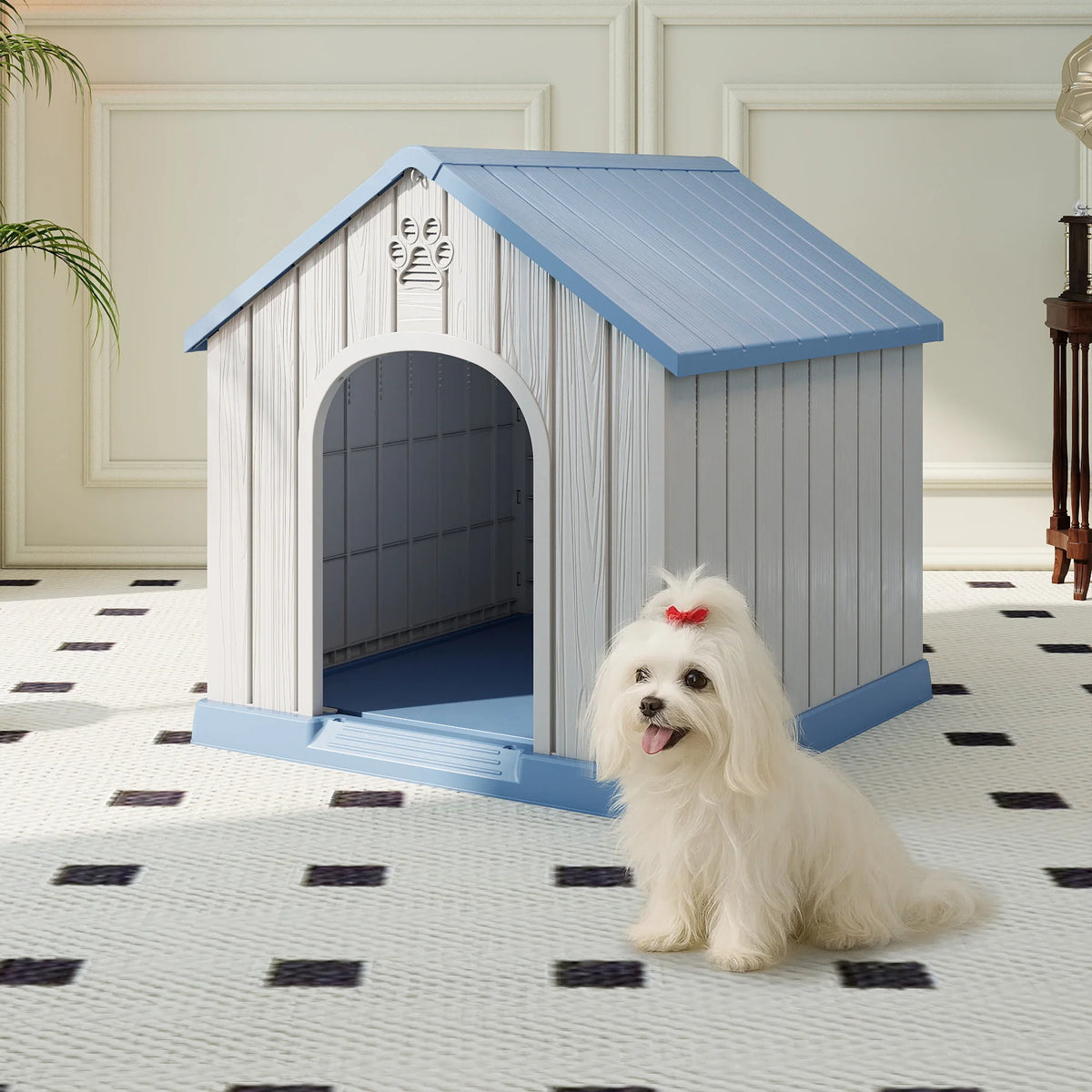 Small Basic Weatherproof Plastic Dog House