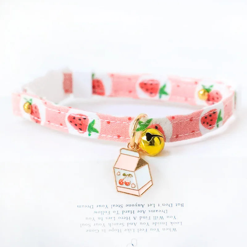 Feature Adjustable Cat Collar With Bell Engraved ID Tag