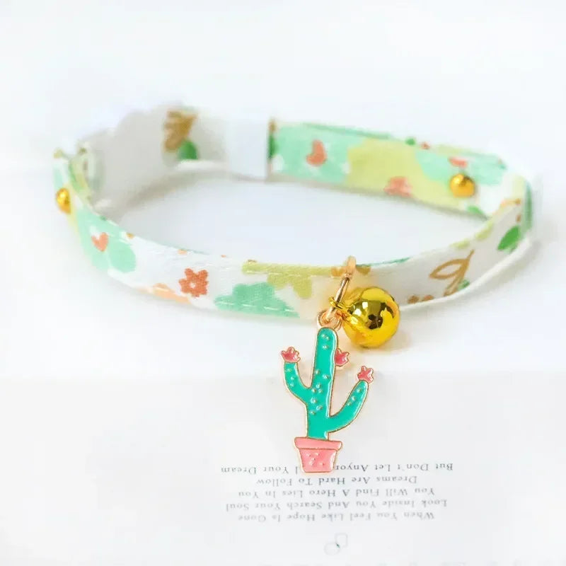 Feature Adjustable Cat Collar With Bell Engraved ID Tag