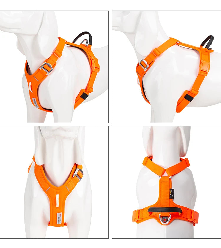 Small Combination No Pull Reflective Dog Harness Vest For Dogs