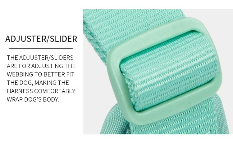 Small Combination No Pull Reflective Dog Harness Vest For Dogs