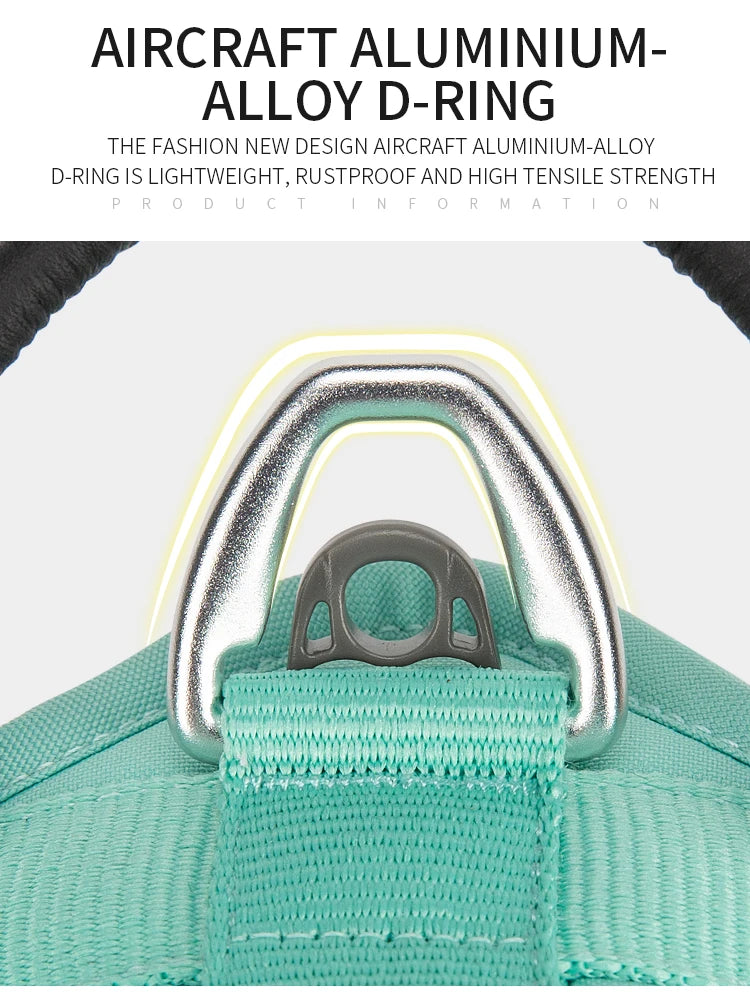 Small Combination No Pull Reflective Dog Harness Vest For Dogs