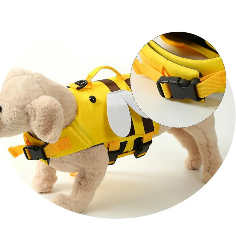 Dog Life Vest For Boating Ripstop Waterproof Adjustable With Handle