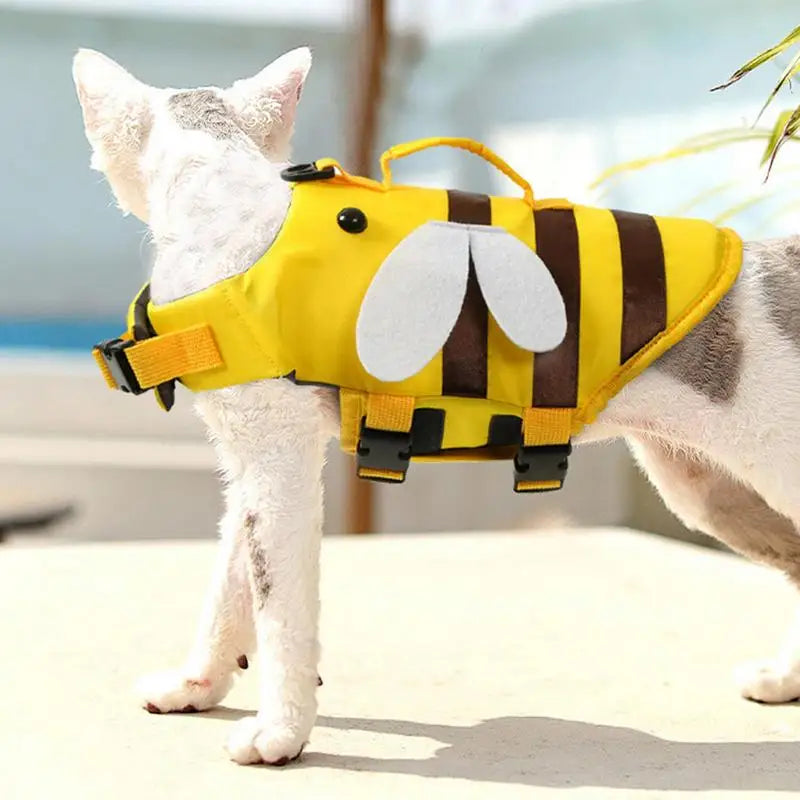 Dog Life Vest For Boating Ripstop Waterproof Adjustable With Handle