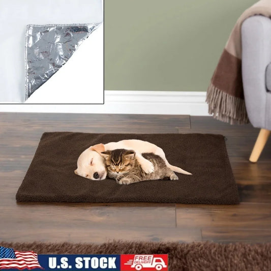 Self Heating Pet Pad for Dogs and Cats Sherpa Cover