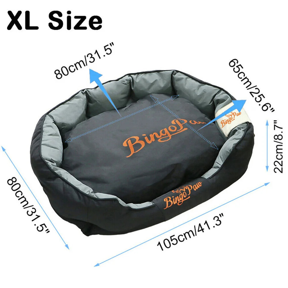 BORWARTCN Waterproof Orthopedic Dog Bed With Removable Cover