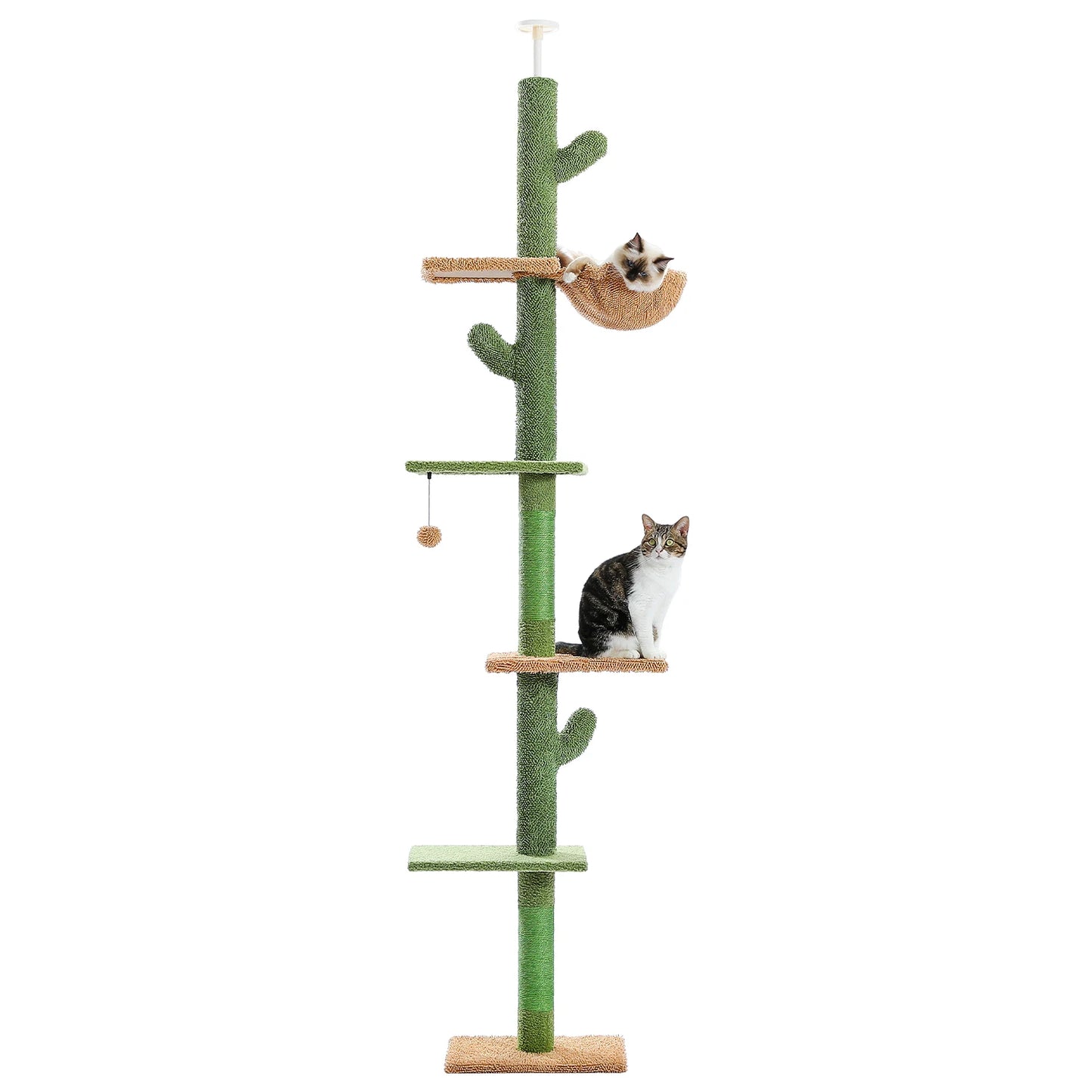 PAWZ Road Cat Tree 5 Tier Floor to Ceiling Tower Indoor
