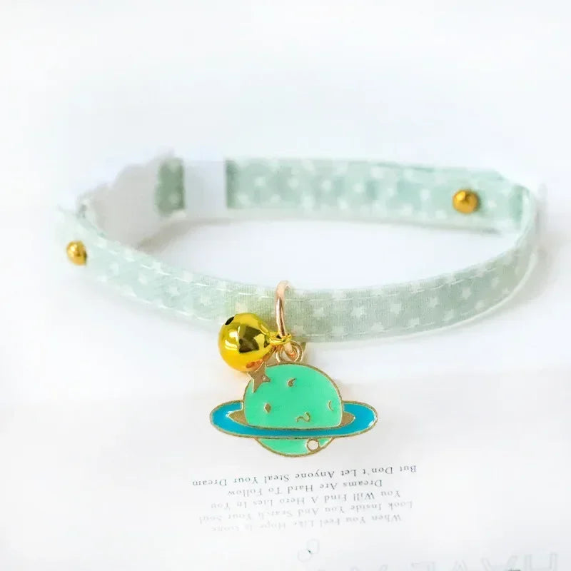 Feature Adjustable Cat Collar With Bell Engraved ID Tag