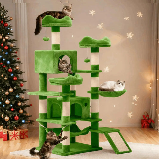 Heavy Duty Cat Tree For Large Cats With Scratching Post